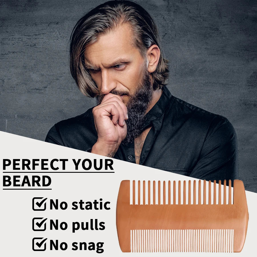 Vanilla Scent Beard Oil and Comb