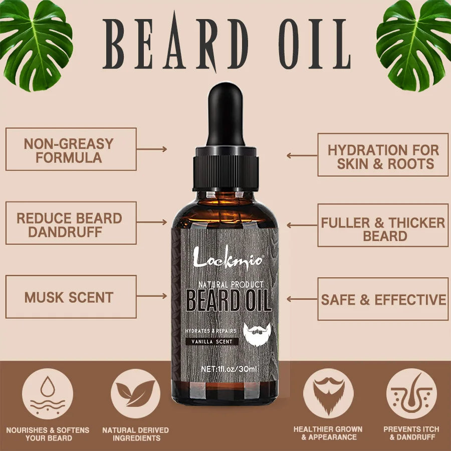 Vanilla Scent Beard Oil for Men