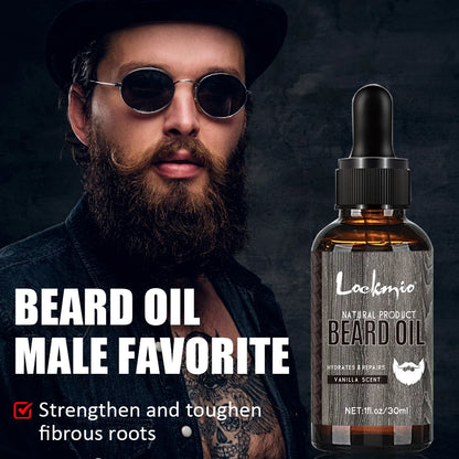 Vanilla Scent Beard Oil and Comb