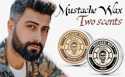 Mustaches Balm Wax with Brush Kit