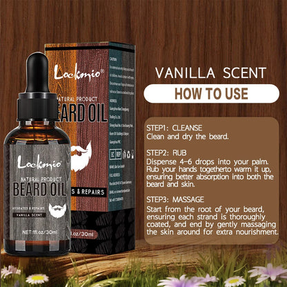 Vanilla Scent Beard Oil for Men