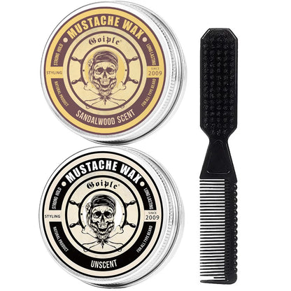 Mustaches Balm Wax with Brush Kit