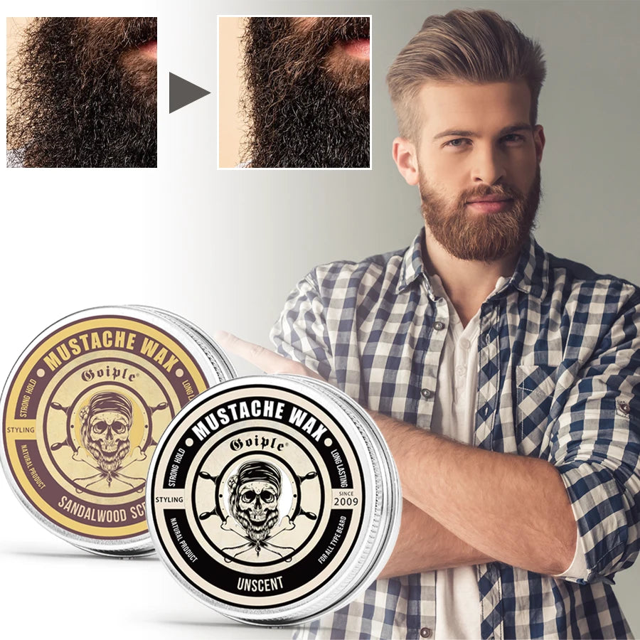 Mustaches Balm Wax with Brush Kit