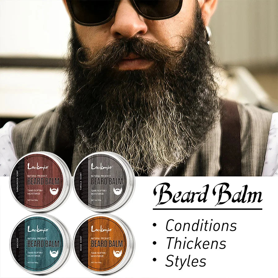 Softens and Tames Unruly Hairs Beards Styling Balm