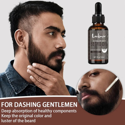 Vanilla Scent Beard Oil and Comb